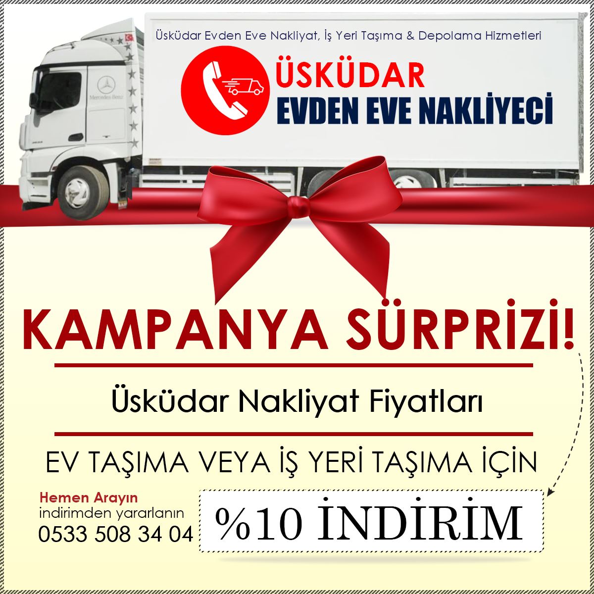 Üsküdar Nakliyat Fiyatları